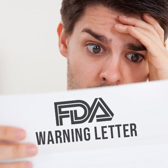 FDA 483 and warning letters Remediation Services